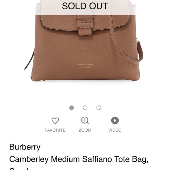 Burberry
Camberley Medium Saffiano Tote Bag, Sand - Picture 6 of 10